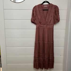 Ulla Johnson Silk Olivia Midi Dress